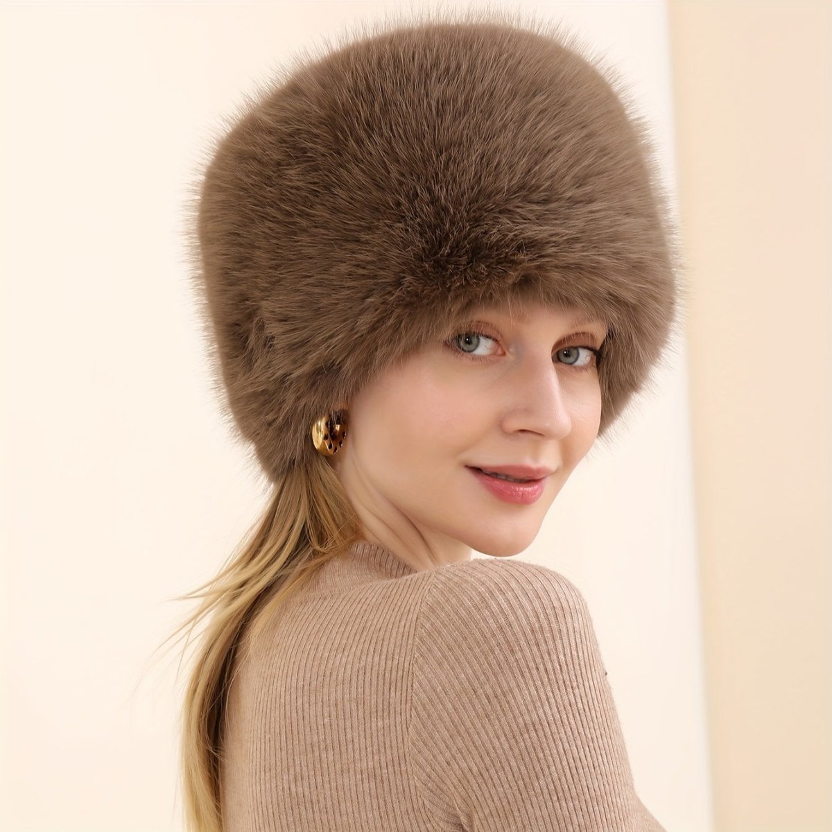 Noëlle™ – Chapeau d’hiver doux en fausse fourrure (1+1 offert) - L'Atelier de Fleure