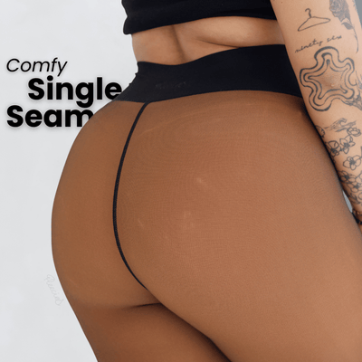 Fleecies™ – Collant chaud à effet peau avec taille gainante - L'Atelier de Fleure