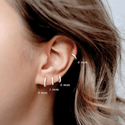 Refined™ - Créoles Fines en Argent S925 - L'Atelier de Fleure