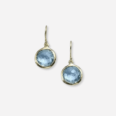 Céleste™ - Boucles d’oreilles bleu ciel - L'Atelier de Fleure