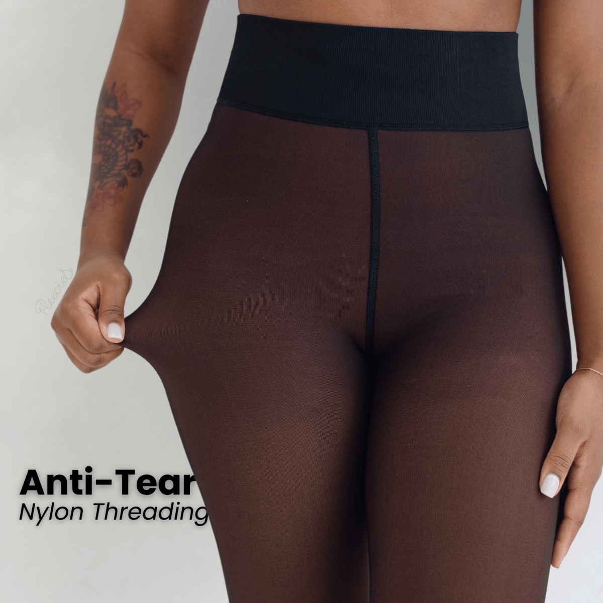 Fleecies™ – Collant chaud à effet peau avec taille gainante - L'Atelier de Fleure