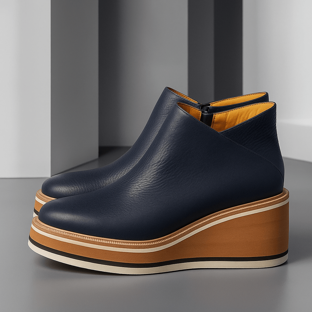 Adèle™ – Bottines compensées modernes - L'Atelier de Fleure