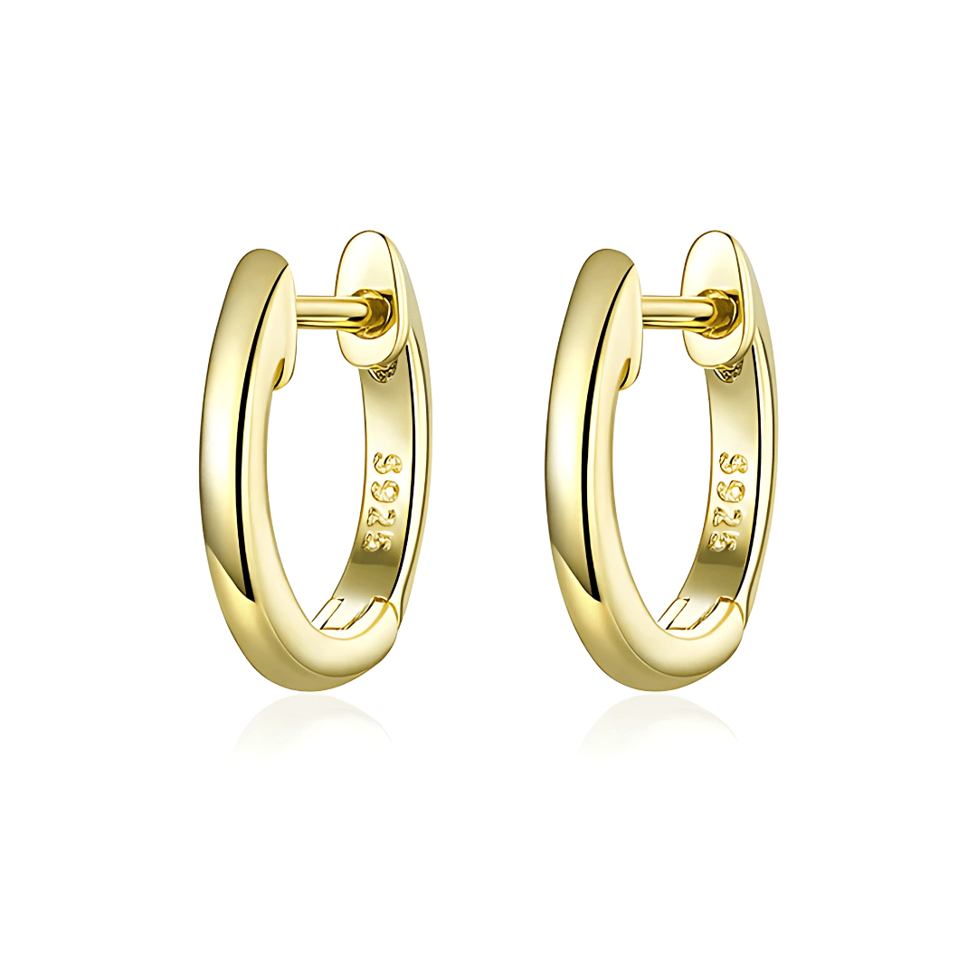 Crystal™ - Boucles d’Oreilles Clous avec Zircon - L'Atelier de Fleure