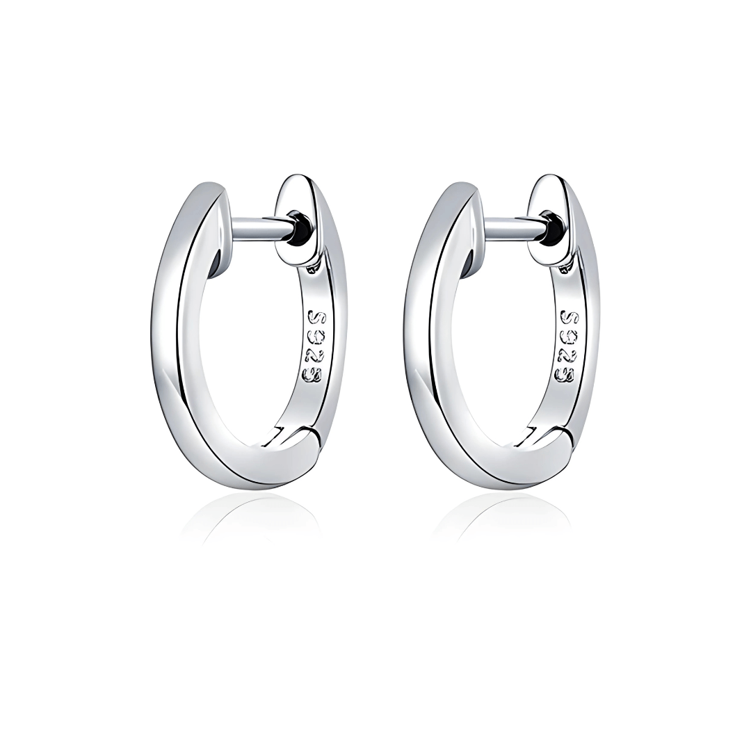 Crystal™ - Boucles d’Oreilles Clous avec Zircon - L'Atelier de Fleure