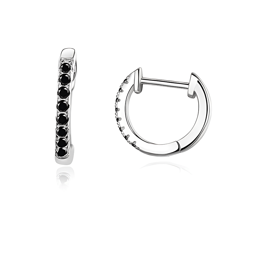 Crystal™ - Boucles d’Oreilles Clous avec Zircon - L'Atelier de Fleure