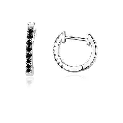 Crystal™ - Boucles d’Oreilles Clous avec Zircon - L'Atelier de Fleure