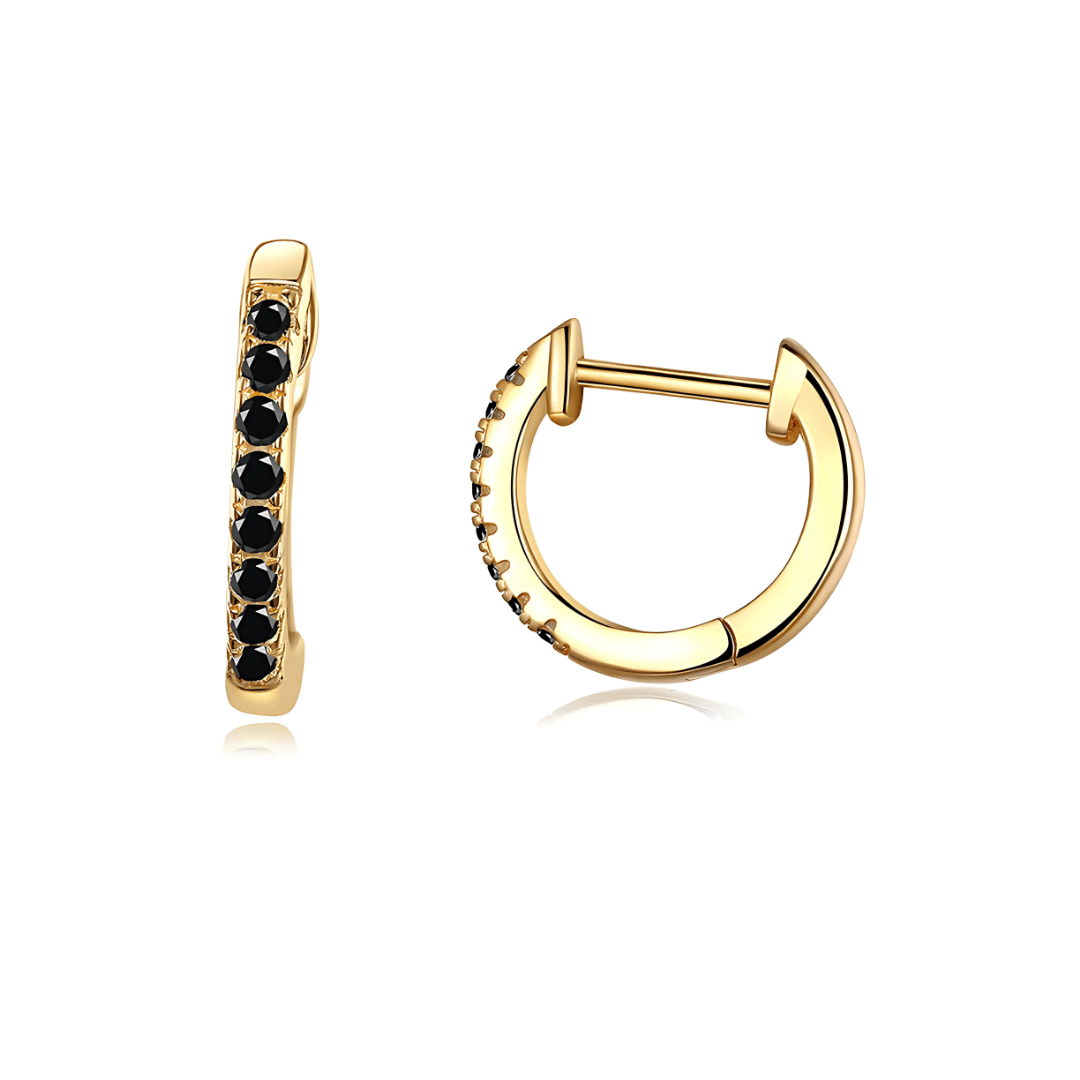 Crystal™ - Boucles d’Oreilles Clous avec Zircon - L'Atelier de Fleure