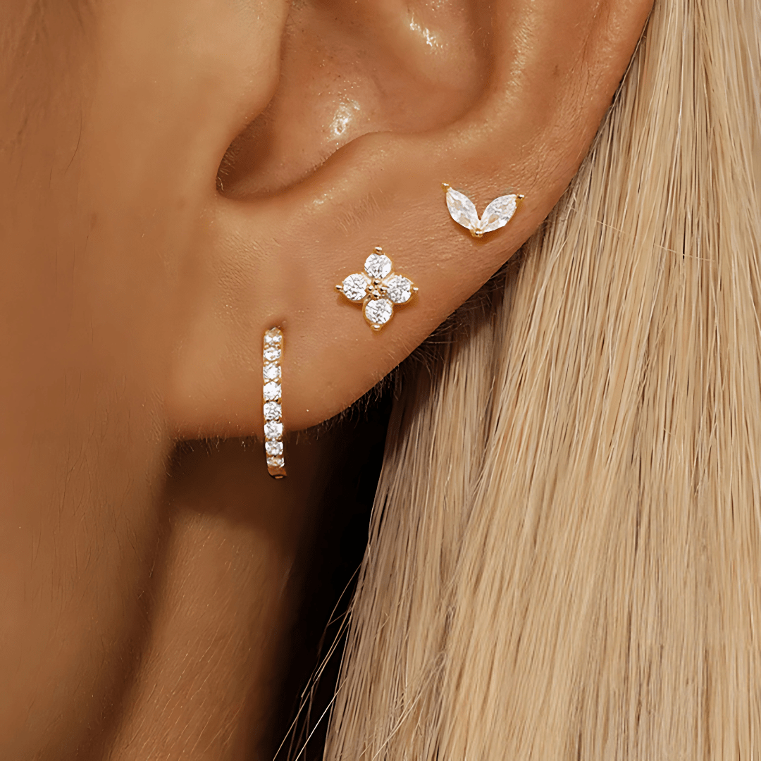 Lyra™ - Set de Boucles d’Oreilles - L'Atelier de Fleure