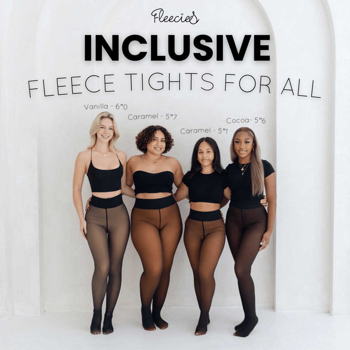 Fleecies™ – Collant chaud à effet peau avec taille gainante - L'Atelier de Fleure