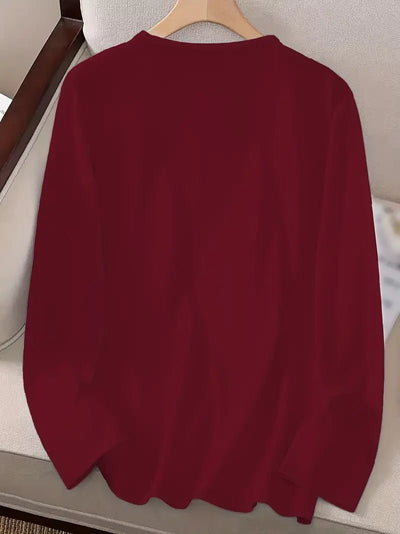 Odalina™ – T-shirt décontracté à imprimé sourire clin d’œil - L'Atelier de Fleure