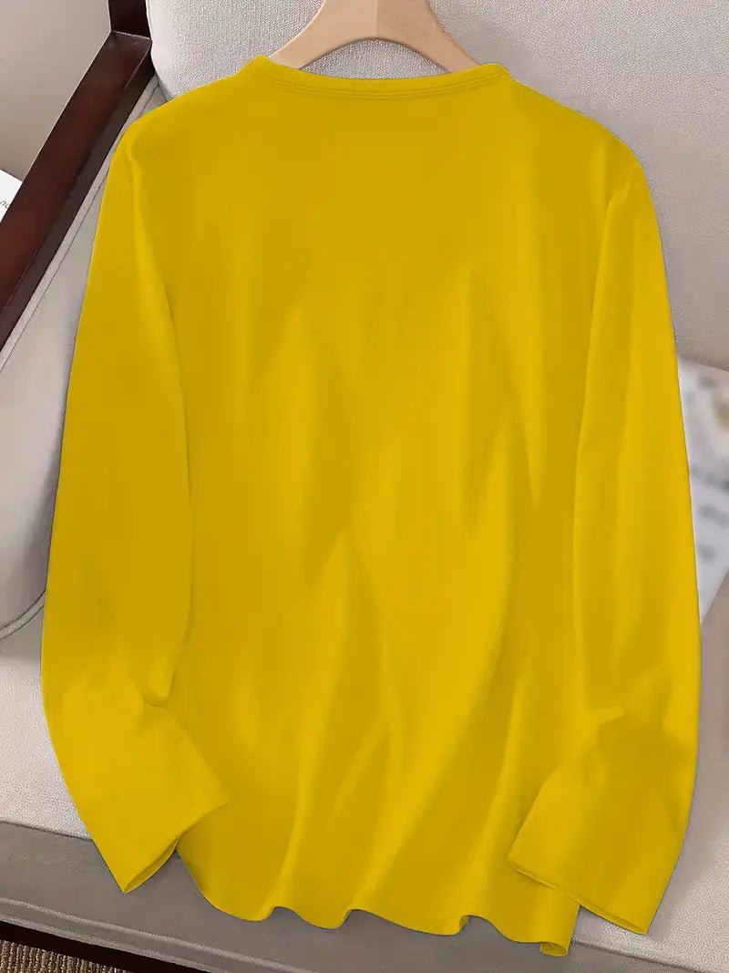 Odalina™ – T-shirt décontracté à imprimé sourire clin d’œil - L'Atelier de Fleure