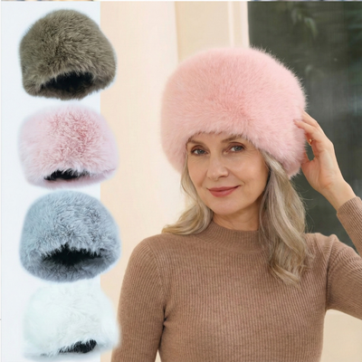 Noëlle™ – Chapeau d’hiver doux en fausse fourrure
