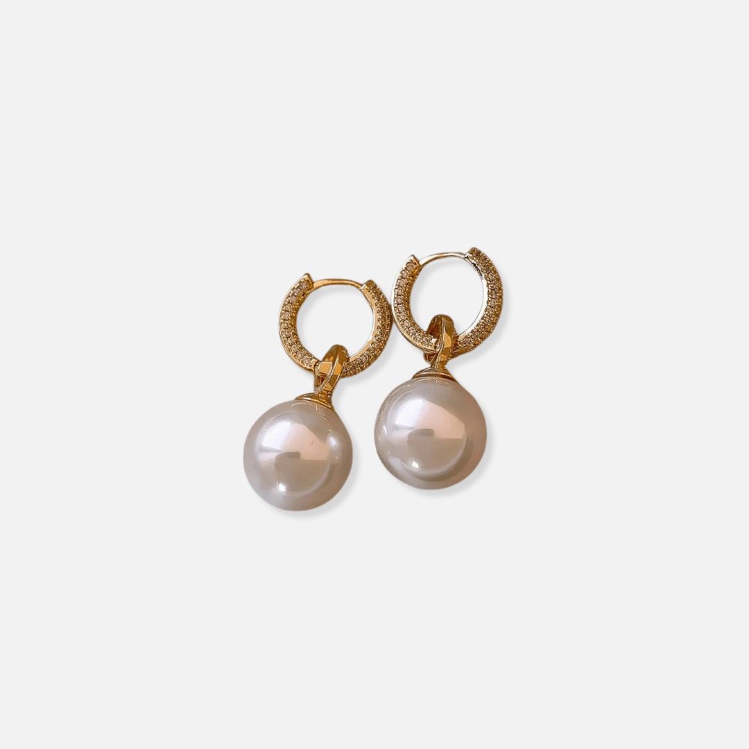 Mila™ - Boucles d’oreilles élégantes avec perles - L'Atelier de Fleure
