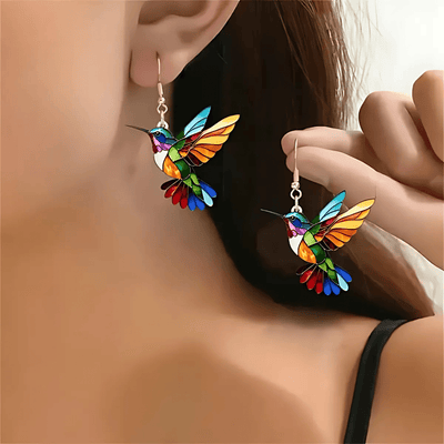 Lenoir™ - Collier colibri élégant + boucles d’oreilles assorties offertes - L'Atelier de Fleure