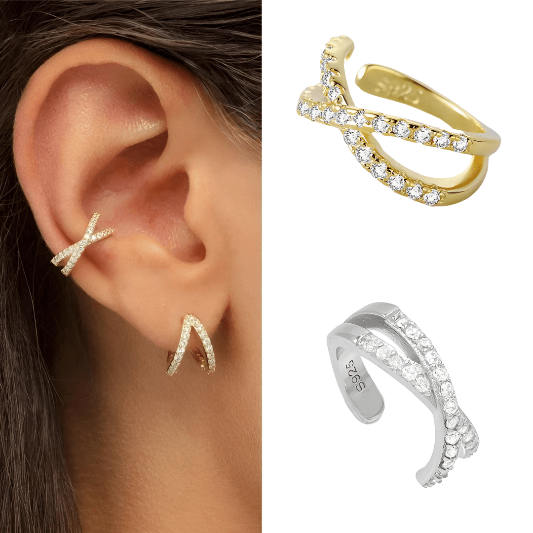 Noëlle™ - Ear Cuff Élégant - L'Atelier de Fleure