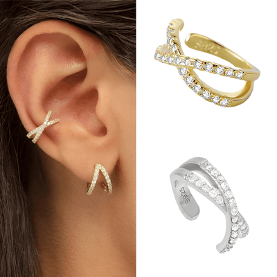 Noëlle™ - Ear Cuff Élégant - L'Atelier de Fleure