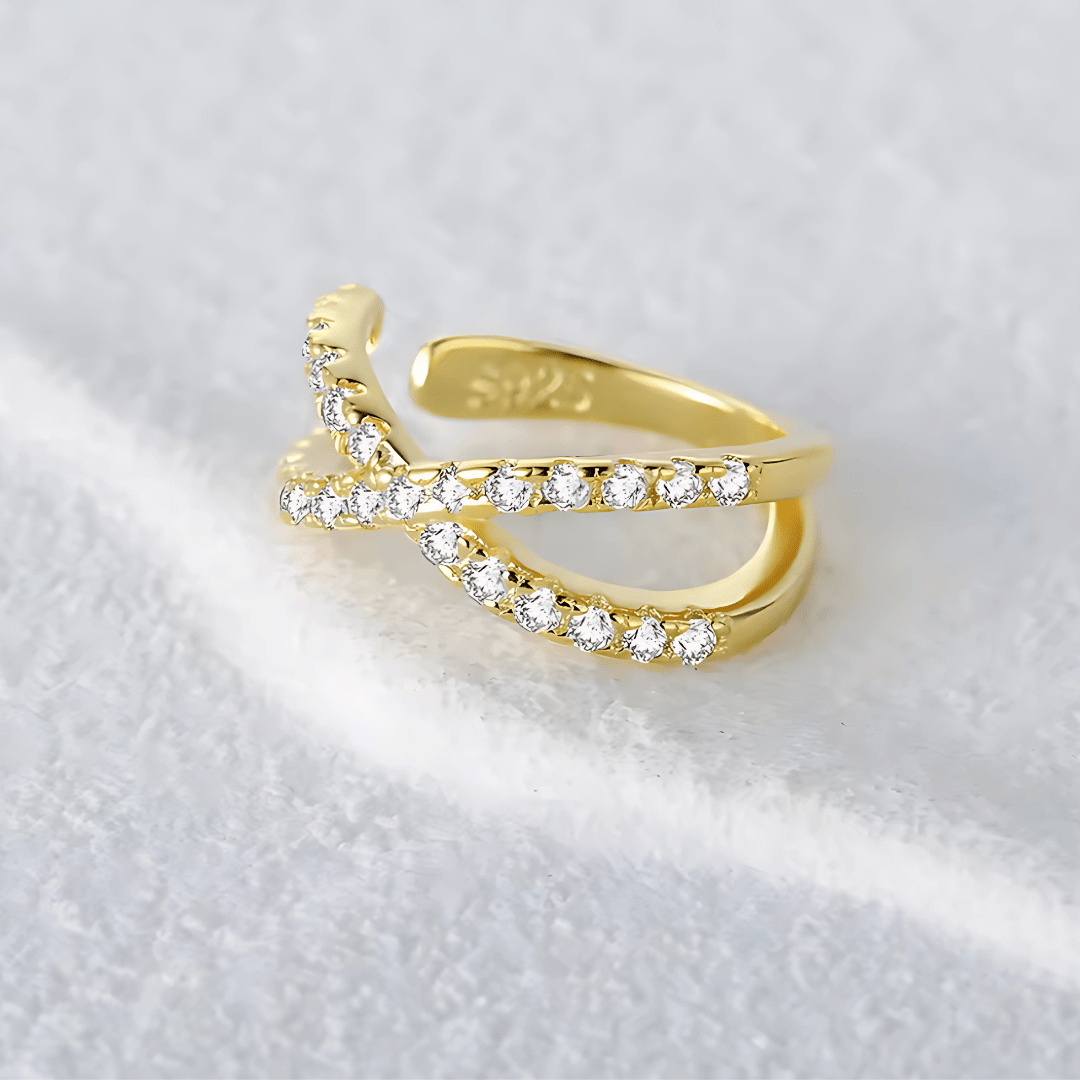 Noëlle™ - Ear Cuff Élégant - L'Atelier de Fleure