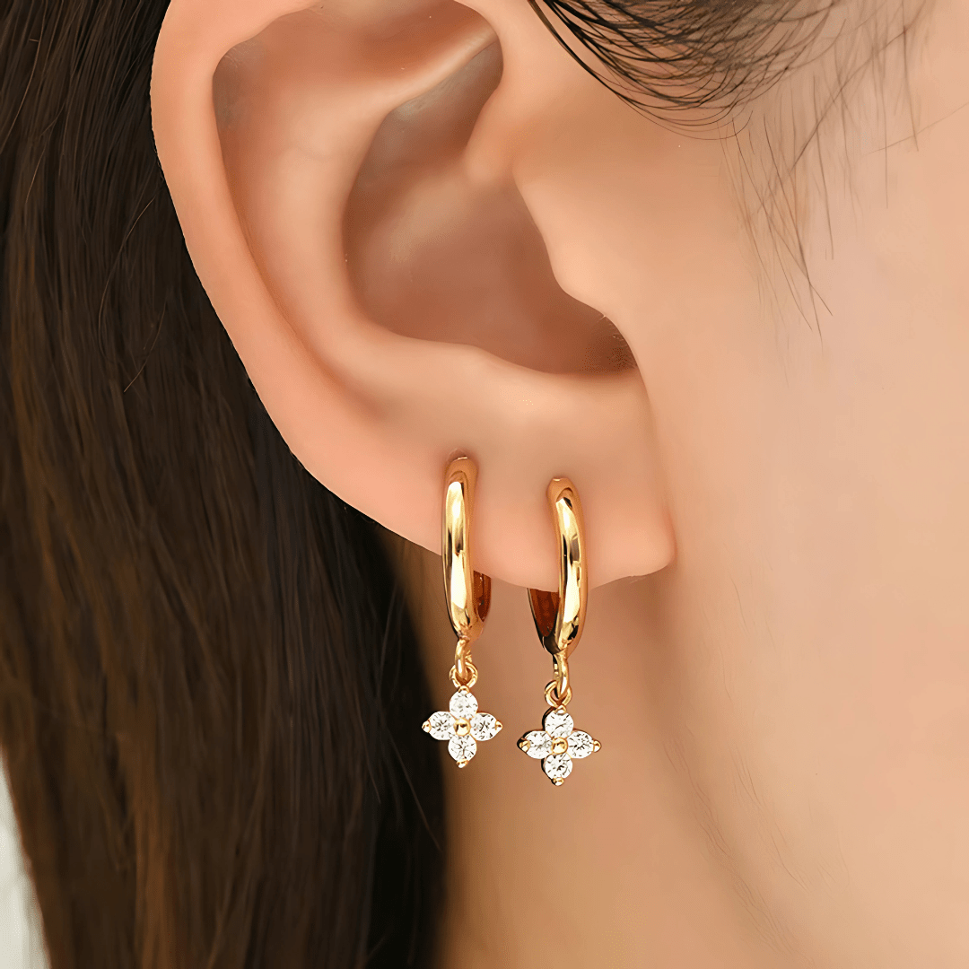 Daisy™ - Boucles d’Oreilles Clous Fleur - L'Atelier de Fleure