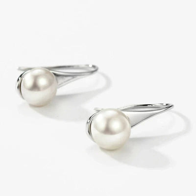 Éloïse™ - Boucles d’oreilles pendantes classiques avec perle - L'Atelier de Fleure