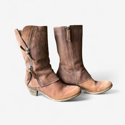 Maya™ – Bottes d’automne en cuir végan - L'Atelier de Fleure