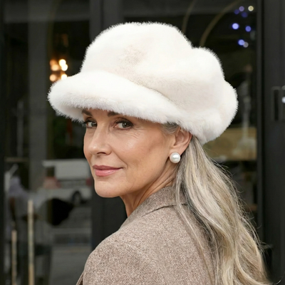 Caressé™ – Bonnet doux en fausse fourrure