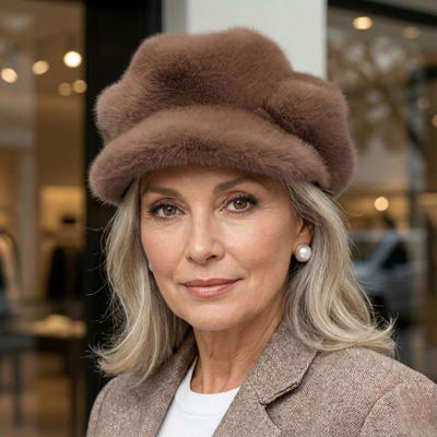 Caressé™ – Bonnet doux en fausse fourrure