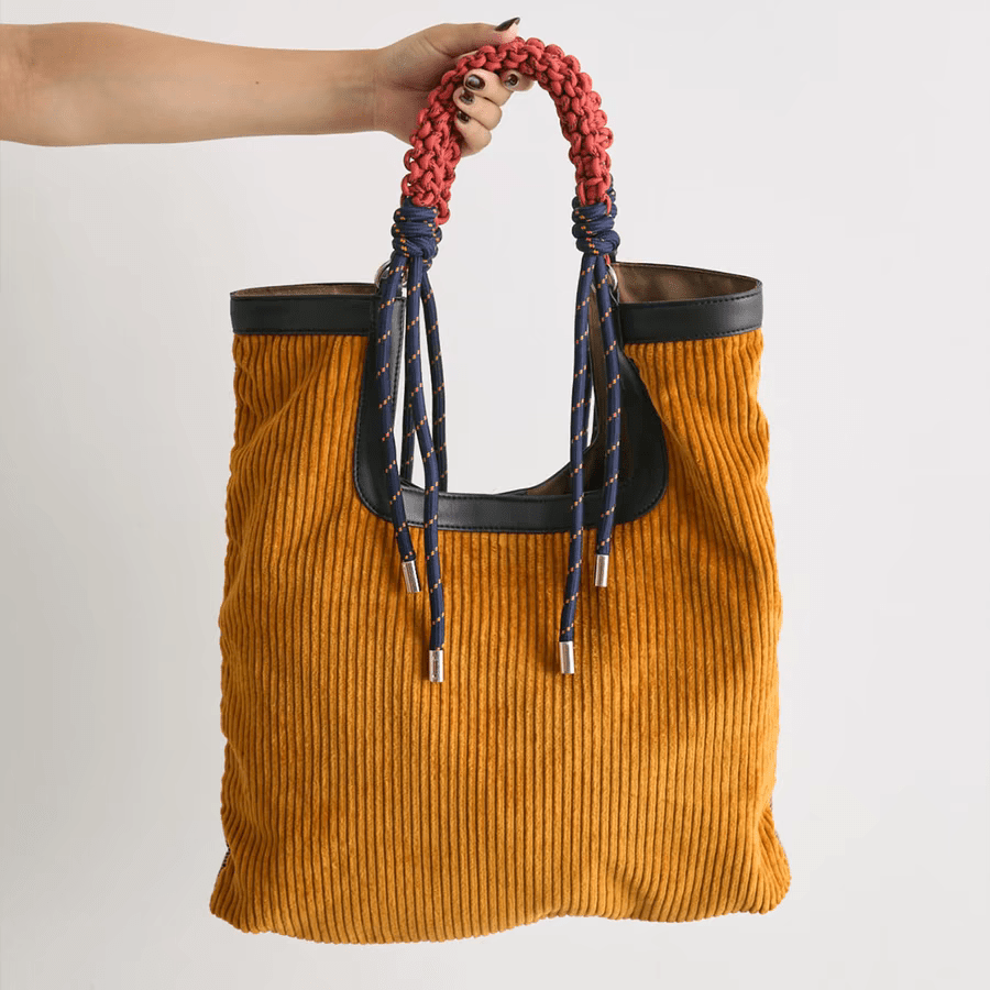 Ember™ – Sac cabas côtelé au charme bohème - L'Atelier de Fleure