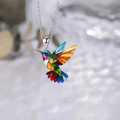 Lenoir™ - Collier colibri élégant + boucles d’oreilles assorties offertes - L'Atelier de Fleure
