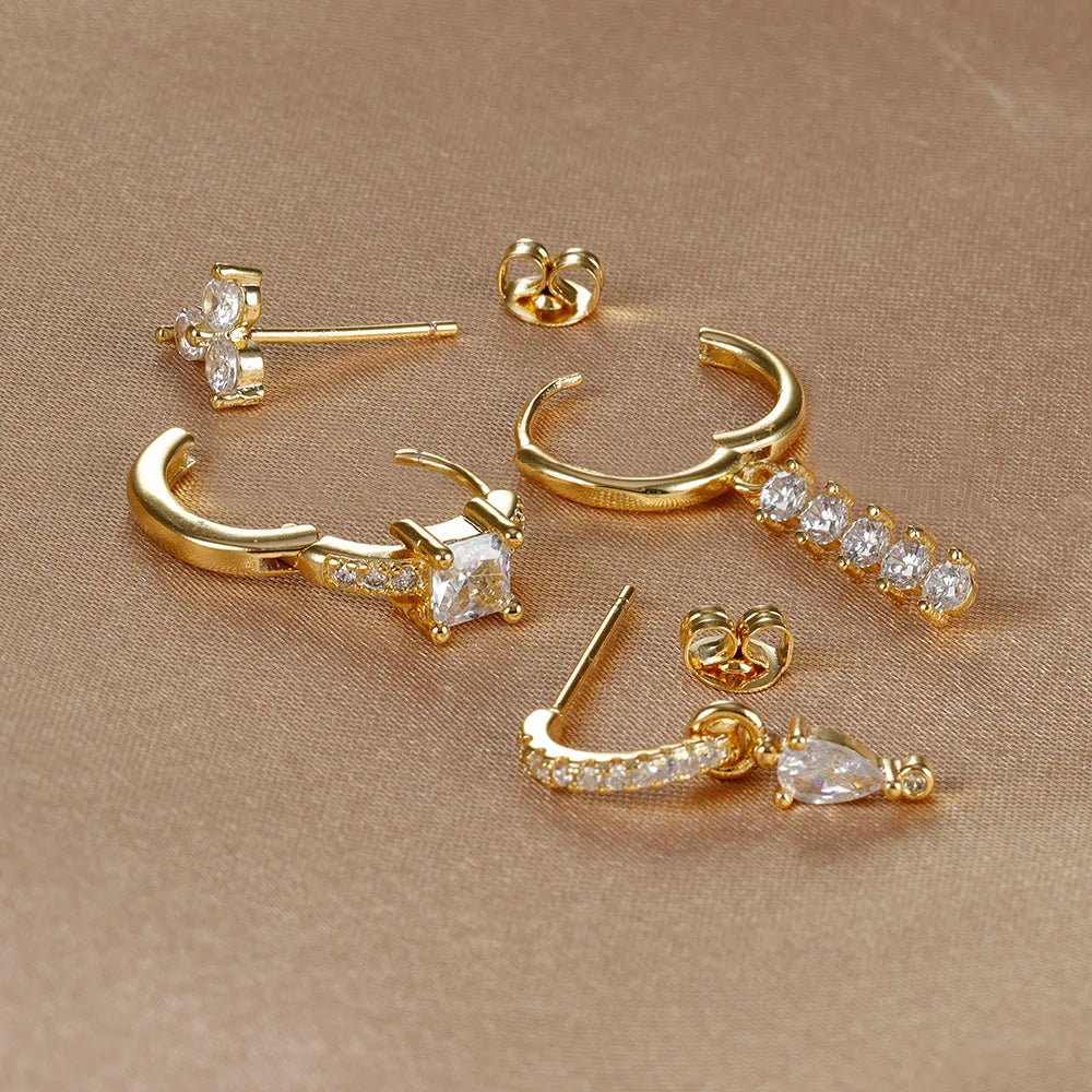 Nia™ - Set de Boucles d’Oreilles - L'Atelier de Fleure