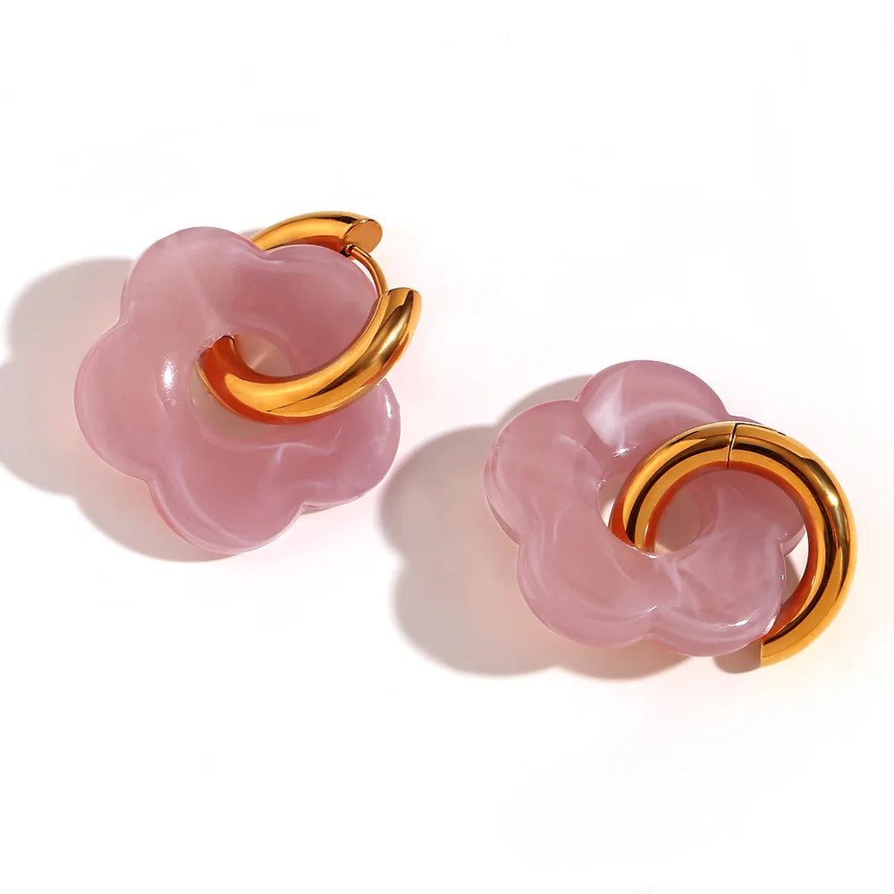 Zara™ - Boucles d’Oreilles Fleur Tendance - L'Atelier de Fleure