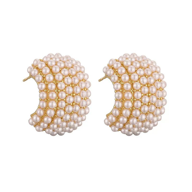 Isabelle™ - Boucles d’oreilles classiques avec perle - L'Atelier de Fleure