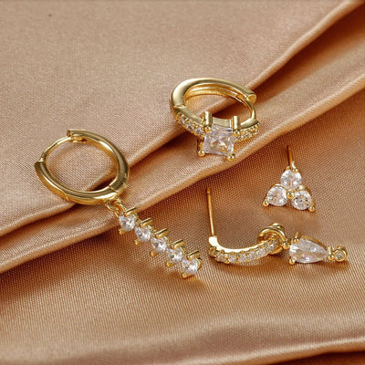 Nia™ - Set de Boucles d’Oreilles - L'Atelier de Fleure