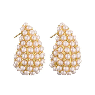 Isabelle™ - Boucles d’oreilles classiques avec perle - L'Atelier de Fleure