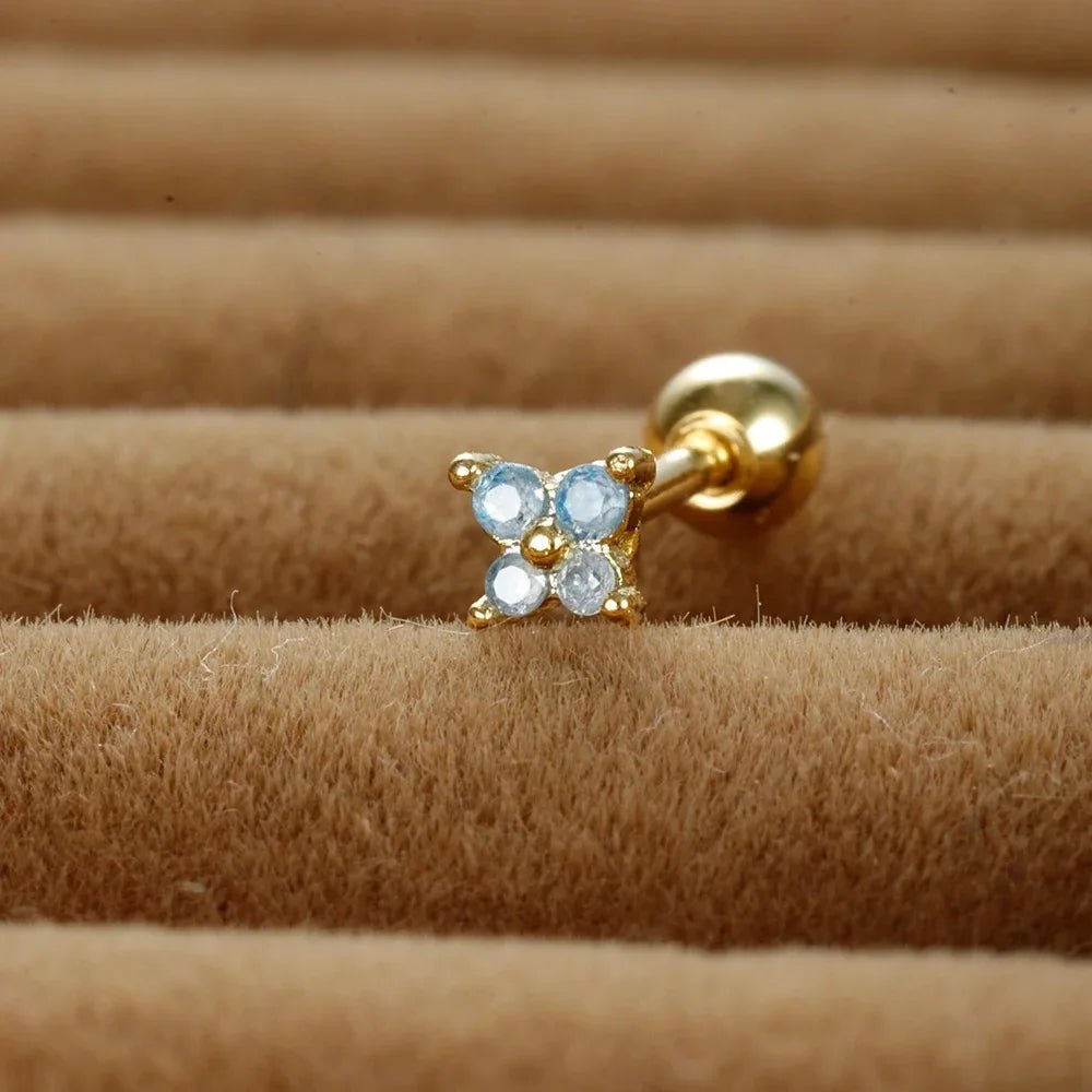 Zodiac™ - Boucles d’Oreilles Pierre de Naissance - L'Atelier de Fleure