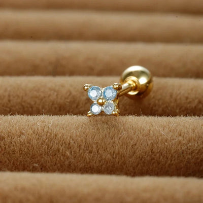 Zodiac™ - Boucles d’Oreilles Pierre de Naissance - L'Atelier de Fleure