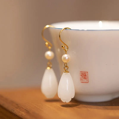 Magnolia™ - Boucles d’oreilles élégantes en forme de fleur - L'Atelier de Fleure