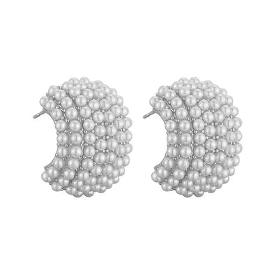 Isabelle™ - Boucles d’oreilles classiques avec perle - L'Atelier de Fleure