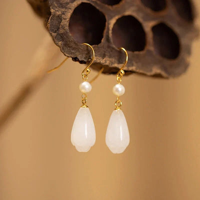 Magnolia™ - Boucles d’oreilles élégantes en forme de fleur - L'Atelier de Fleure