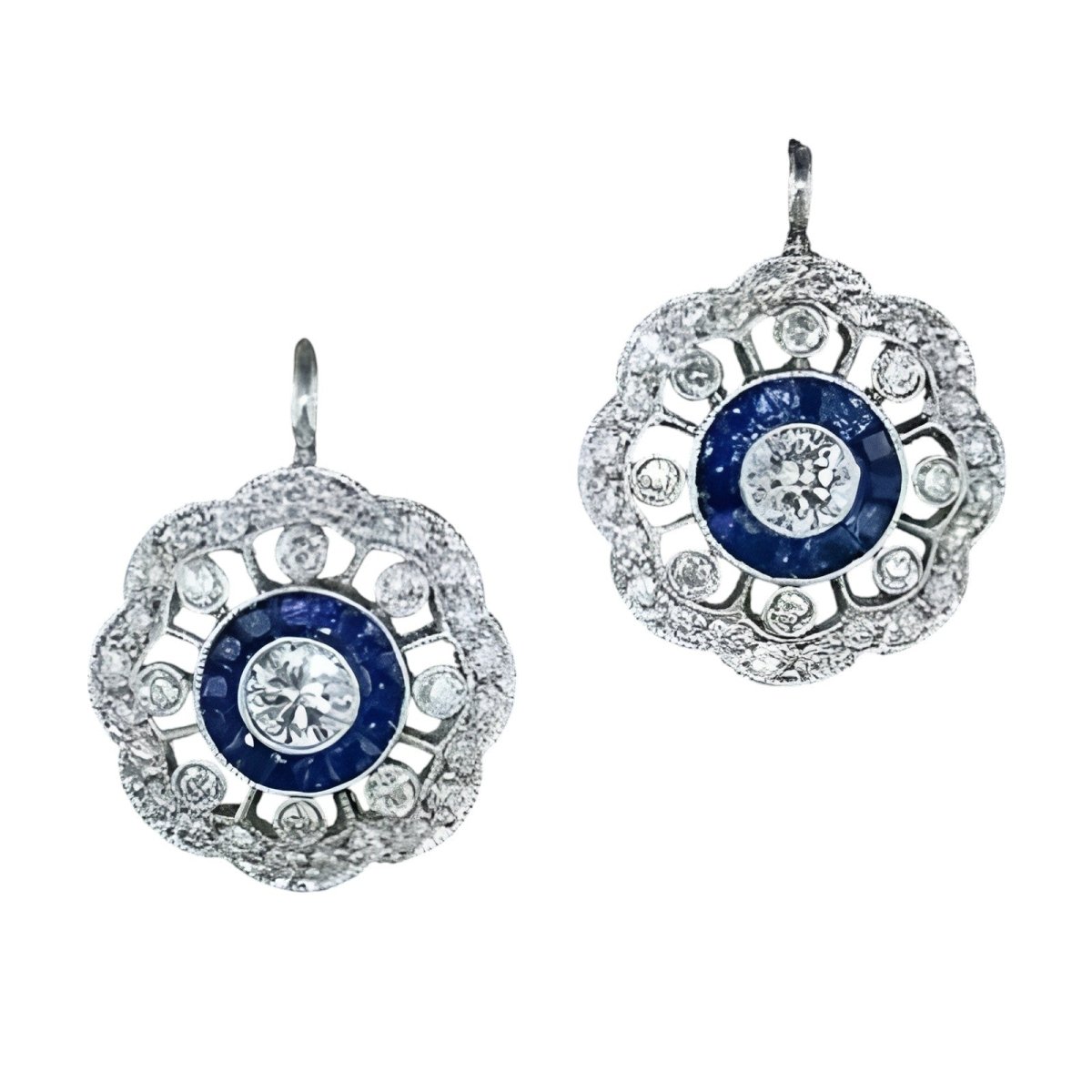 Manon™ - Boucles d’oreilles vintage en cristal - L'Atelier de Fleure