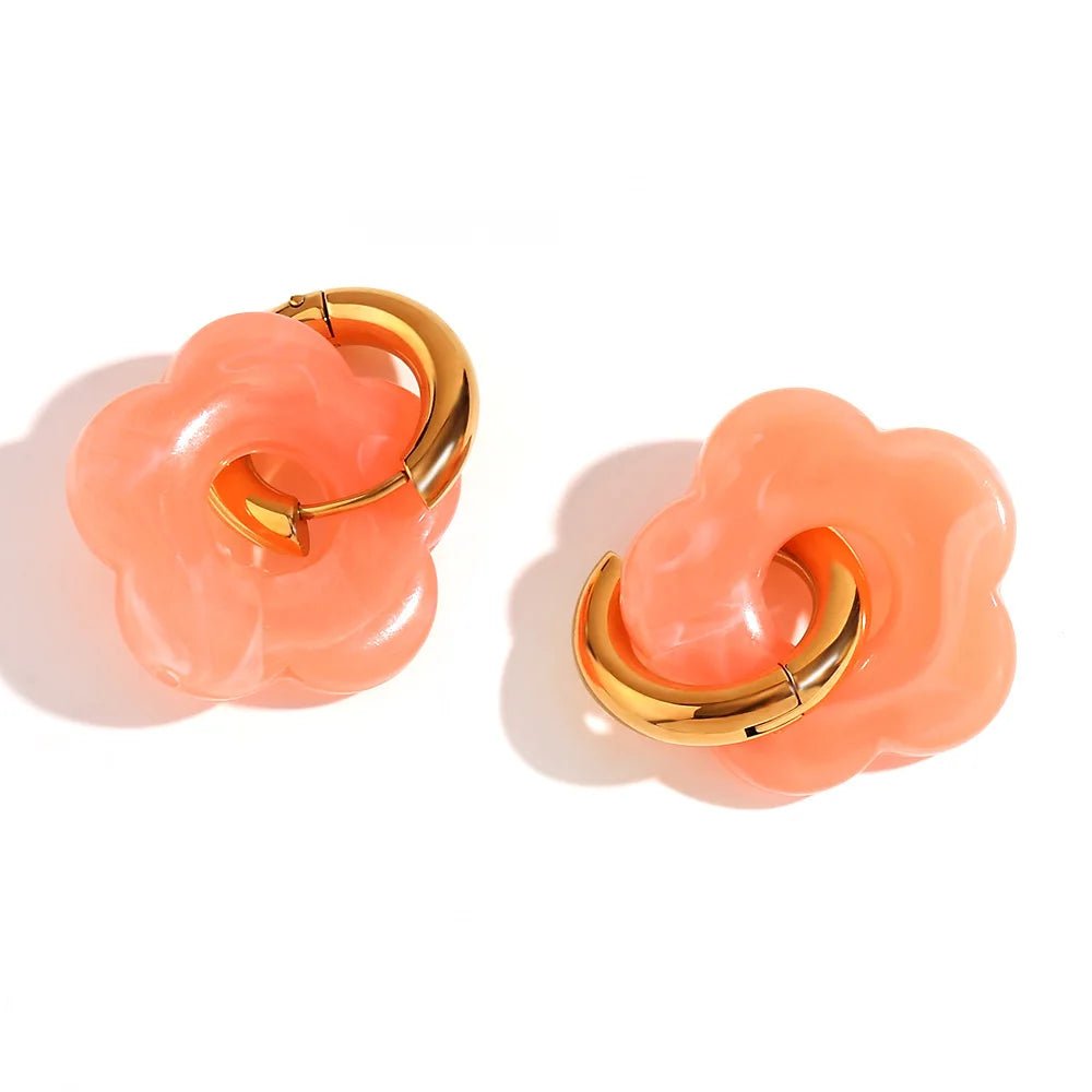 Zara™ - Boucles d’Oreilles Fleur Tendance - L'Atelier de Fleure