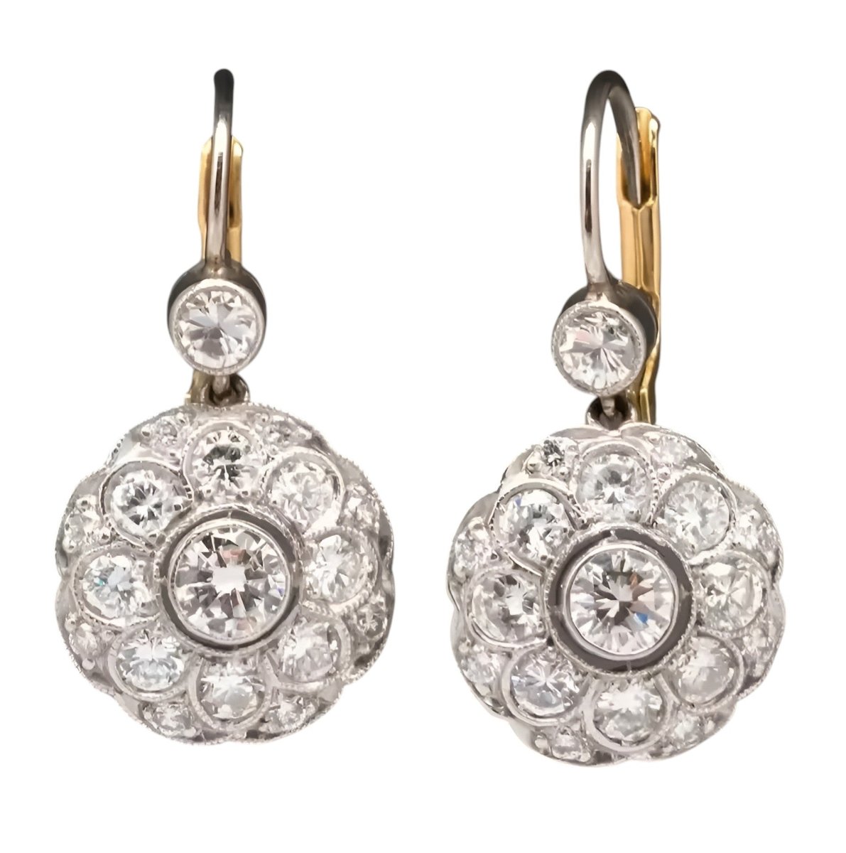 Juliette™ - Boucles d’oreilles vintage en cristal - L'Atelier de Fleure
