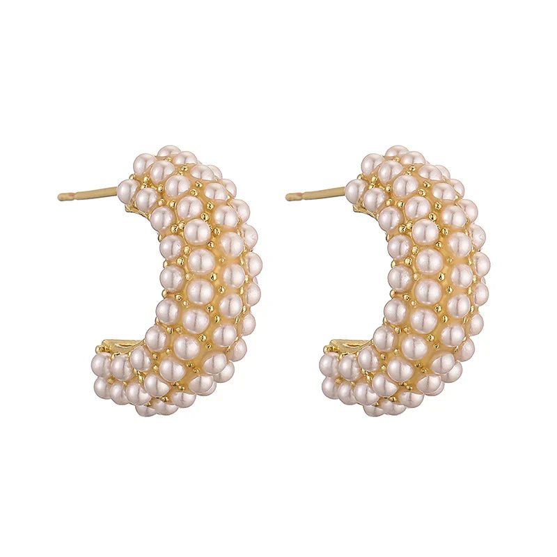 Isabelle™ - Boucles d’oreilles classiques avec perle - L'Atelier de Fleure