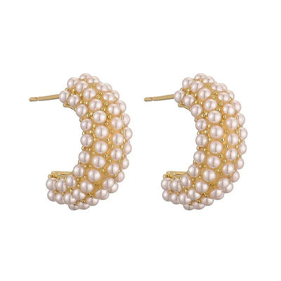 Isabelle™ - Boucles d’oreilles classiques avec perle - L'Atelier de Fleure