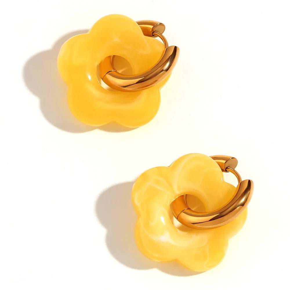 Zara™ - Boucles d’Oreilles Fleur Tendance - L'Atelier de Fleure