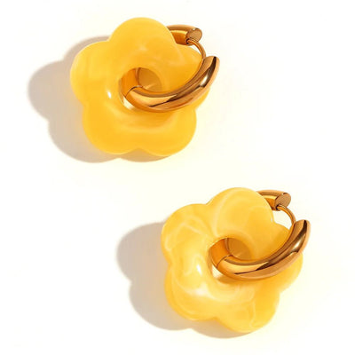 Zara™ - Boucles d’Oreilles Fleur Tendance - L'Atelier de Fleure