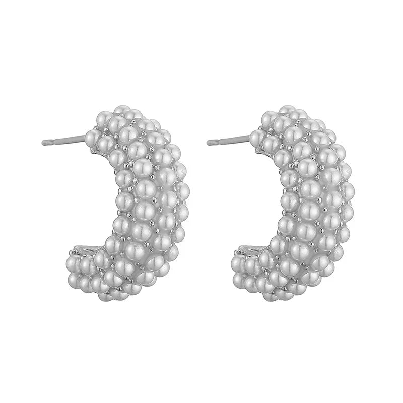 Isabelle™ - Boucles d’oreilles classiques avec perle - L'Atelier de Fleure