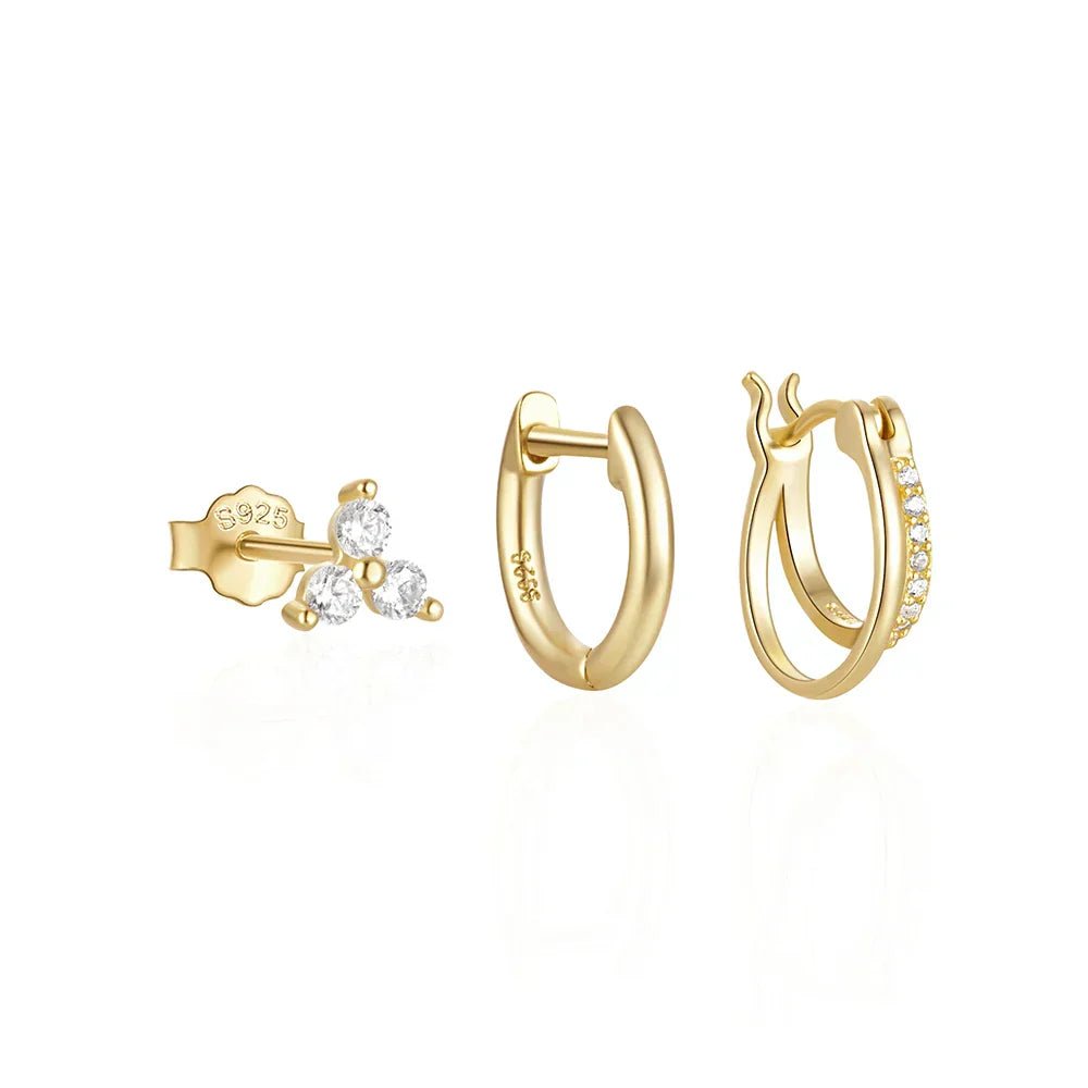 Elara™ - Set de Boucles d’Oreilles - L'Atelier de Fleure