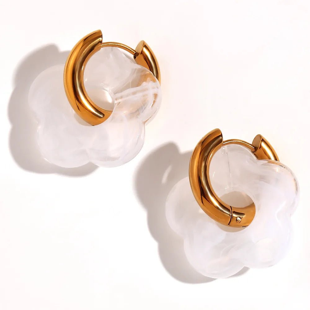 Zara™ - Boucles d’Oreilles Fleur Tendance - L'Atelier de Fleure