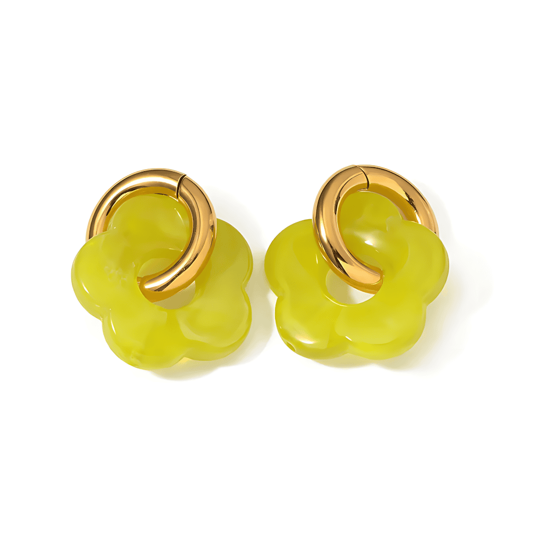 Zara™ - Boucles d’Oreilles Fleur Tendance - L'Atelier de Fleure
