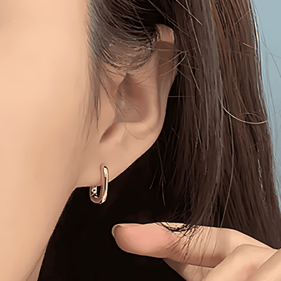 Selene™ - Boucles d’Oreilles Forme U - L'Atelier de Fleure